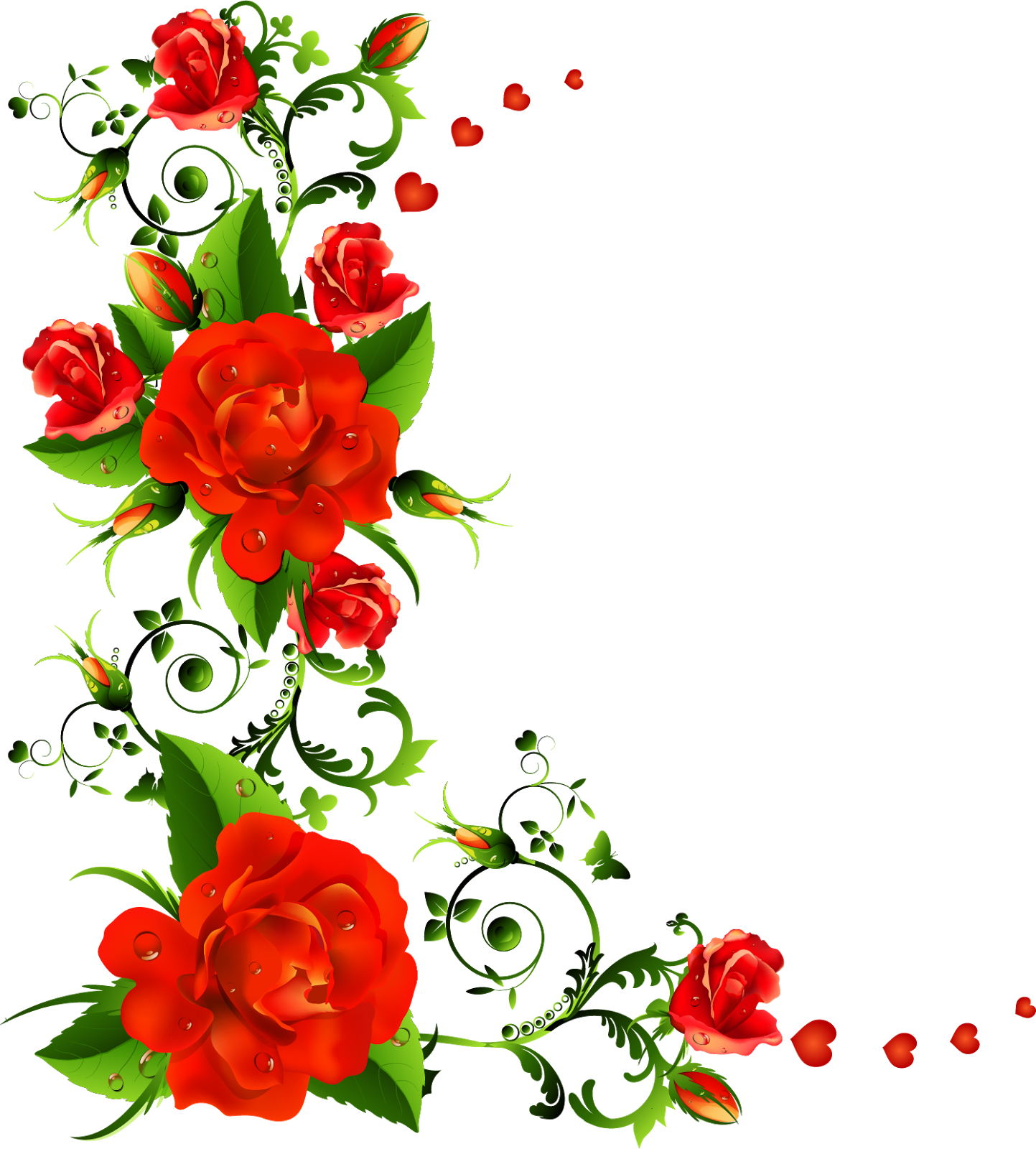 Download Free Rose Flower Border Free Download PNG HD ICON favicon