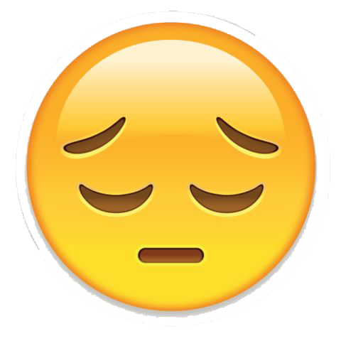 Sad Emoji Transparent Image PNG Image