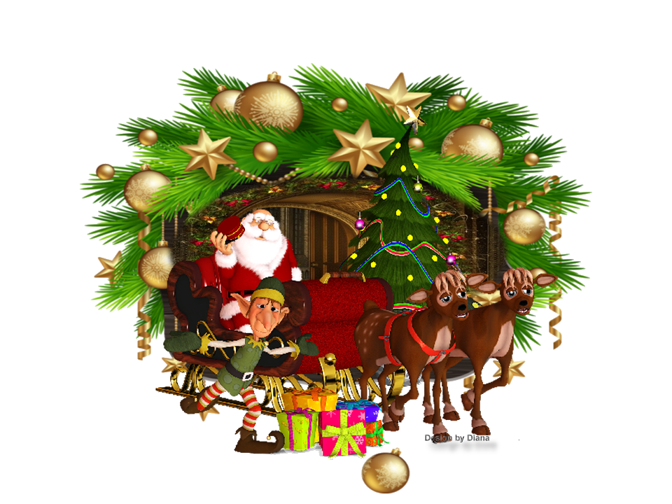 Claus Day Decoration Santa Year Christmas PNG Image