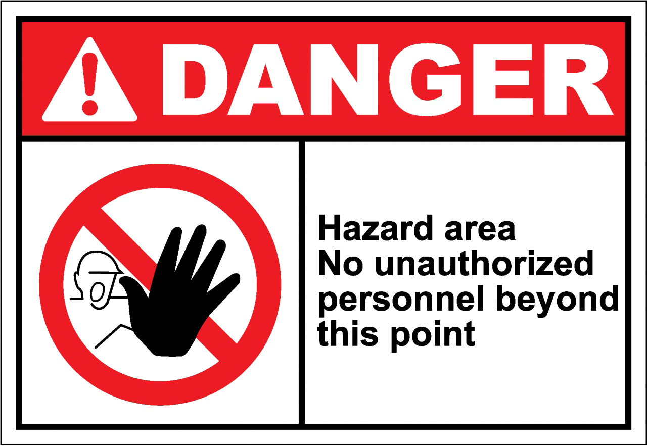 Unauthorized Sign Photos Free Clipart HQ PNG Image