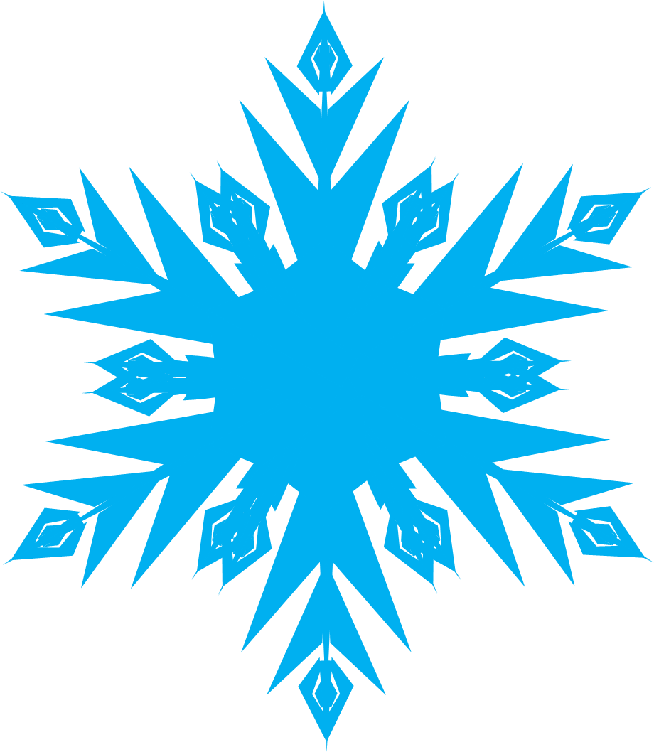 Frozen Snowflake PNG Image