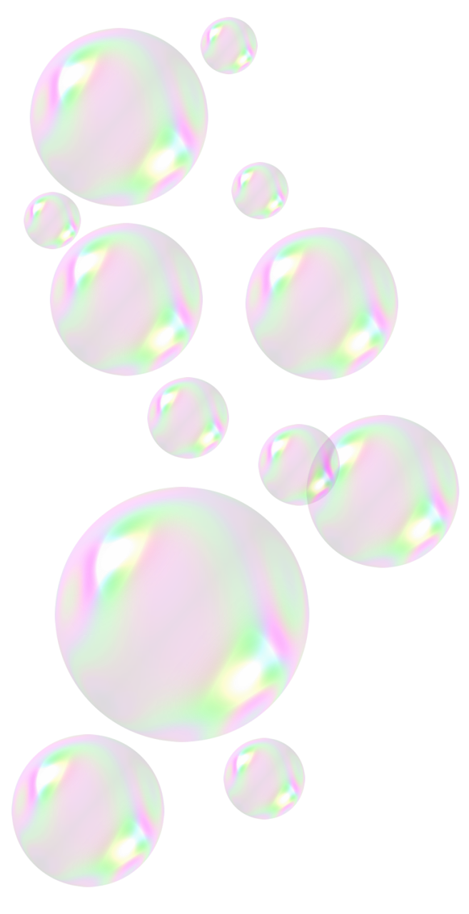 Soap bubbles PNG Image