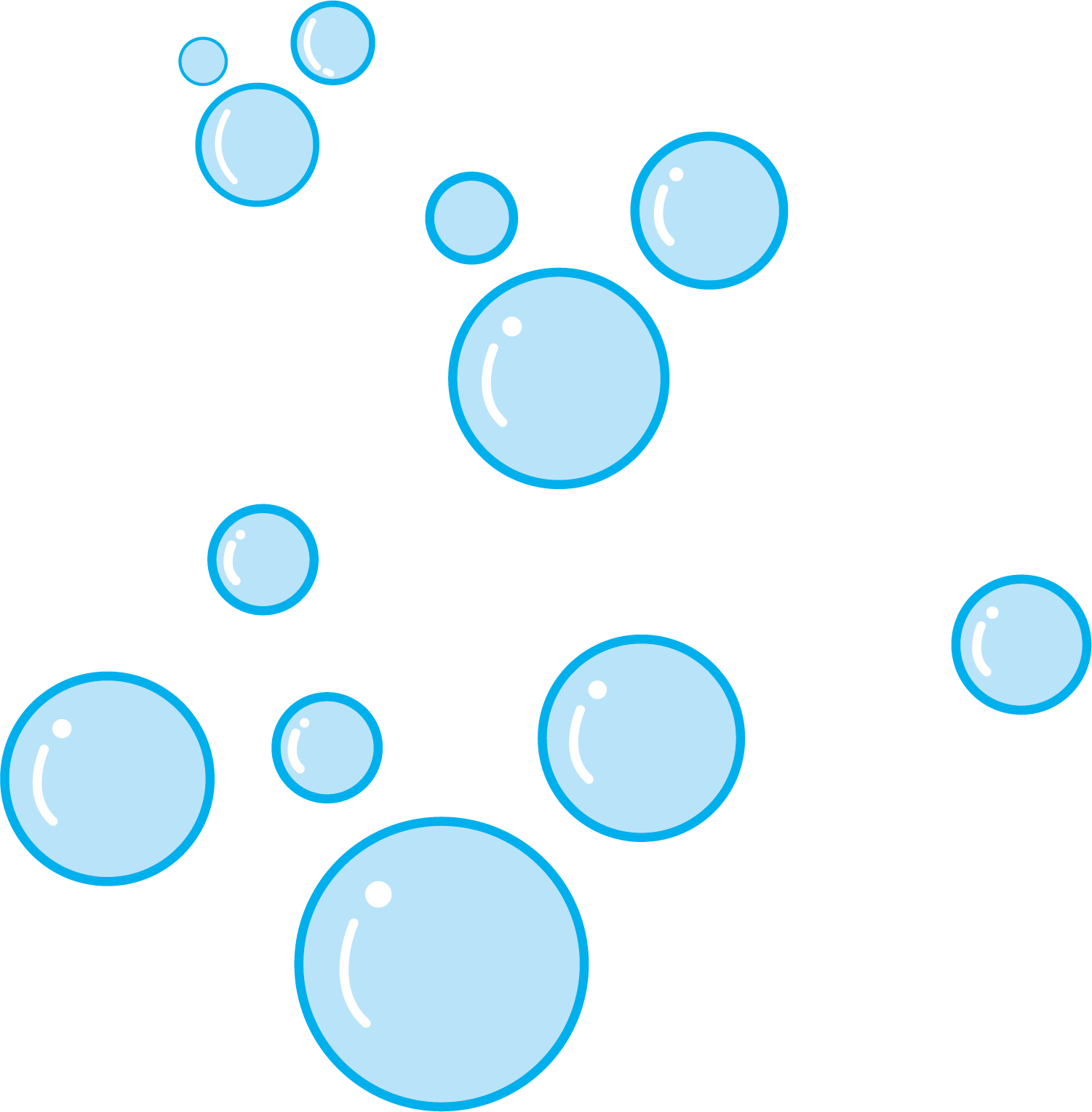 Soap bubbles PNG Image