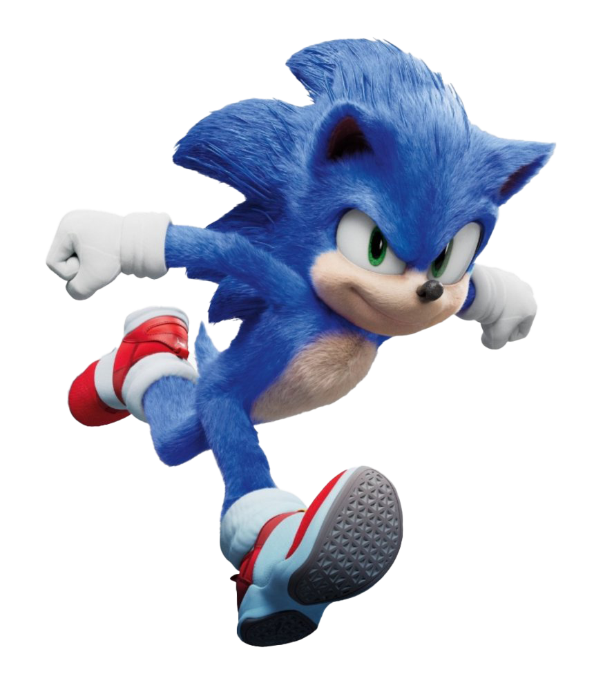 Sonic The Movie Hedgehog Free HQ Image PNG Image