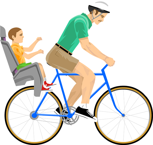 Roblox Bicycle Father Wheels Racing Happy PNG Image