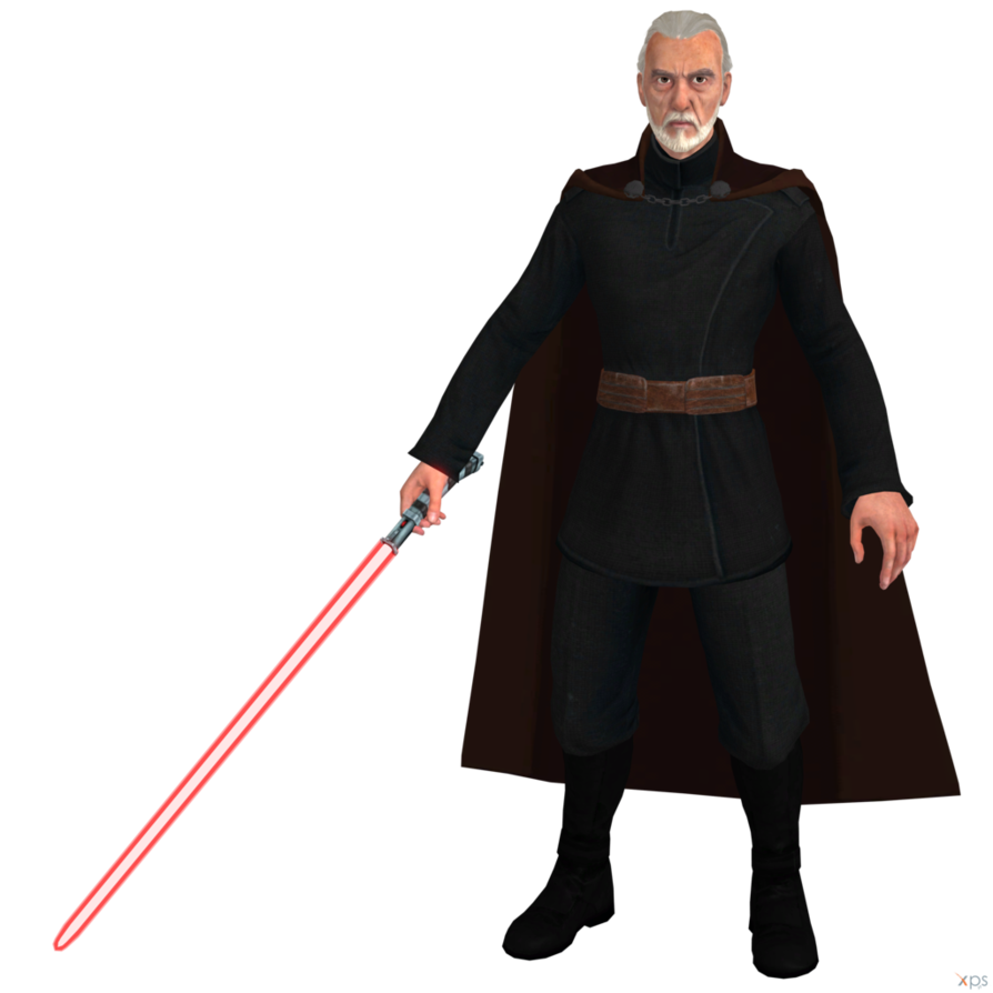 Count Star Outerwear Wars Kinect Costume Dooku PNG Image