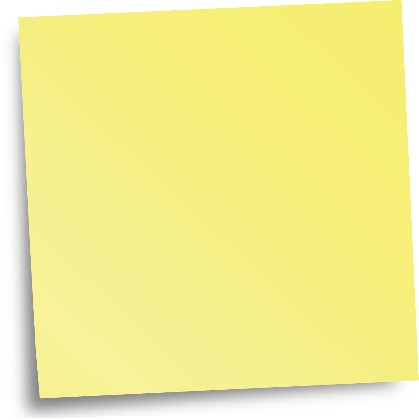 Sticky note PNG Image