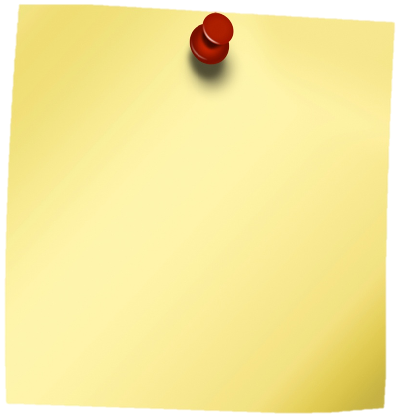 Sticky note PNG Image
