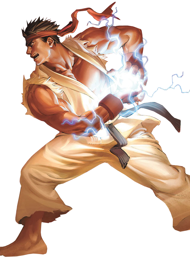 Fighter Character Fictional Street Art Ryu PNG Image