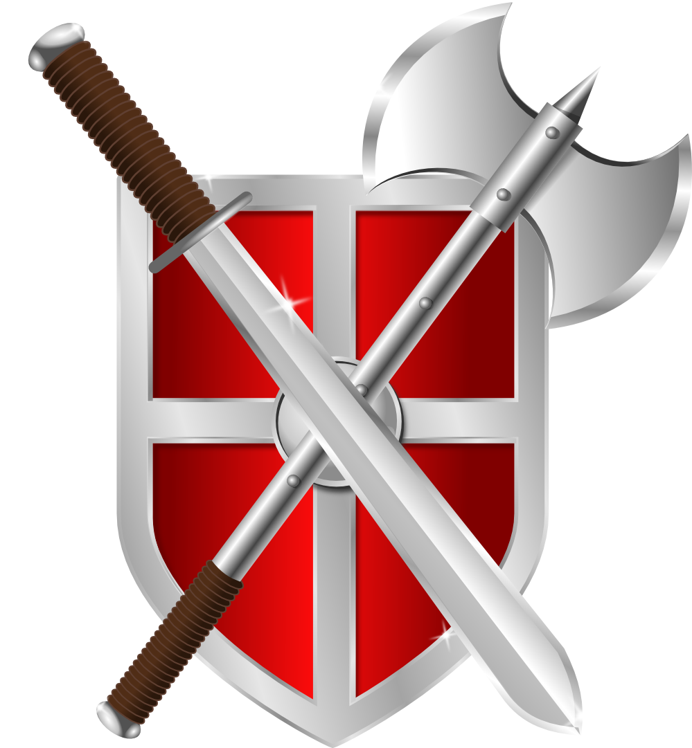 Sword Shield Transparent PNG Image