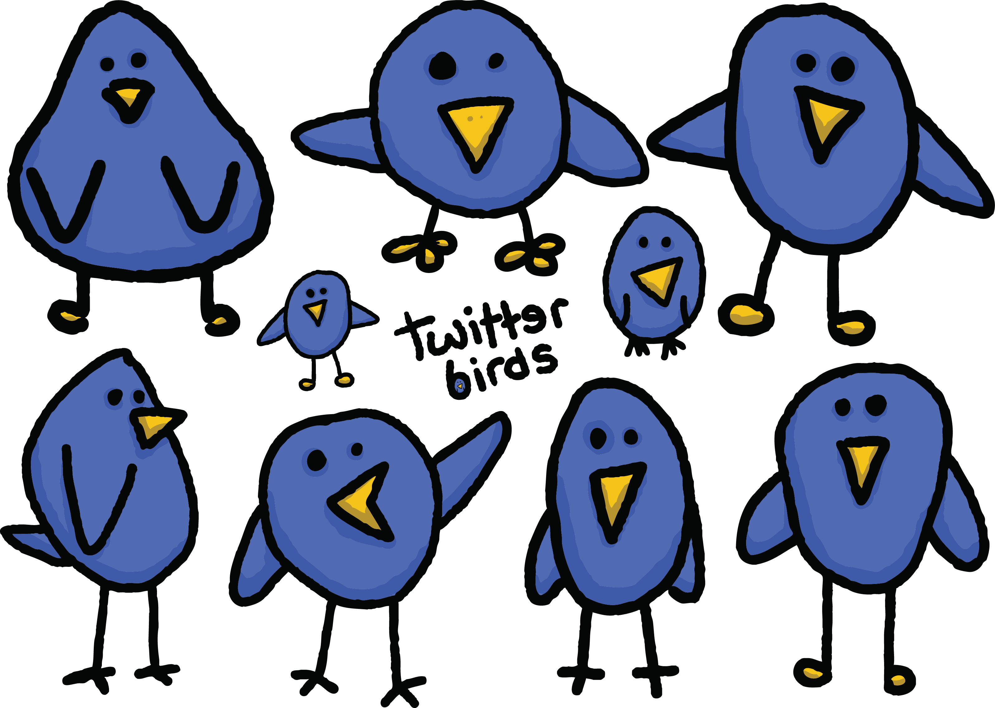 Euclidean Twitter Vector Bird Icon Free Transparent Image HD PNG Image