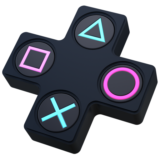 Purple Playstation Symbol Free Clipart HD PNG Image
