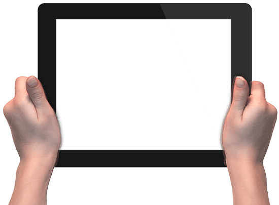 Tablet Transparent In Hands Png Image PNG Image