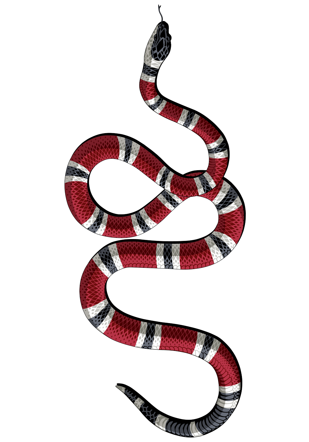 Download Free Decal Kingsnakes Gucci Sticker Serpent Download HD PNG