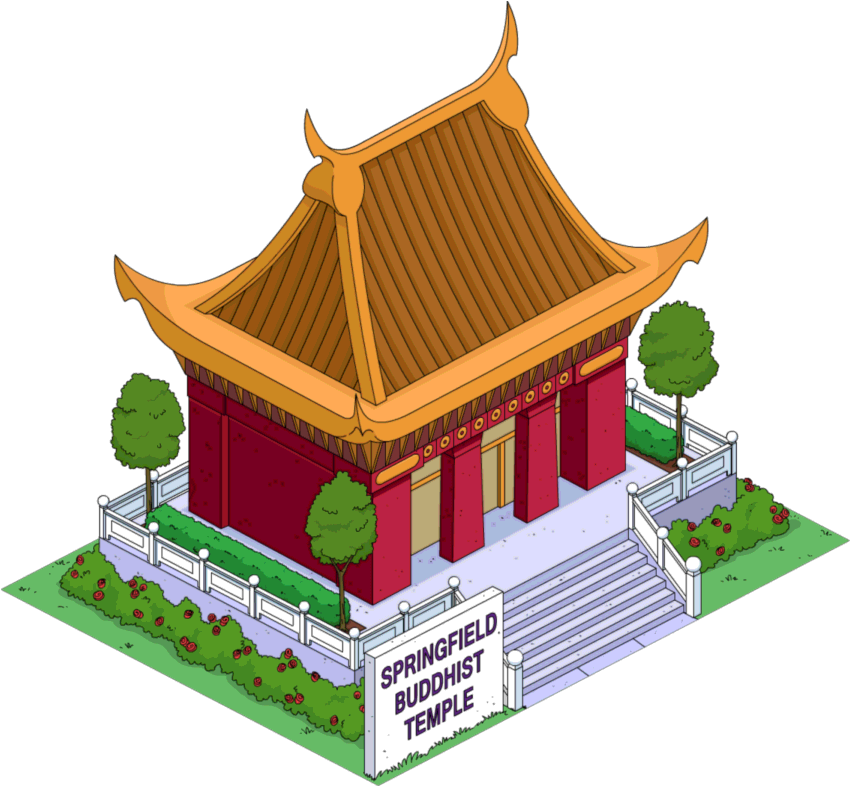 Buddha Temple Transparent Background PNG Image