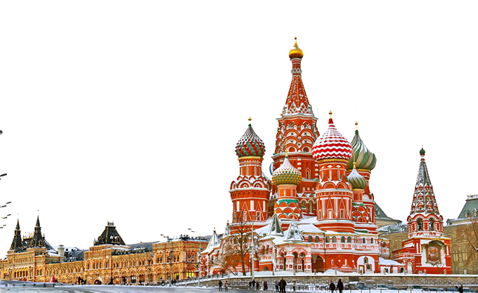 Building Basils Moscow Petersburg Saint Landmark Cathedral PNG Image