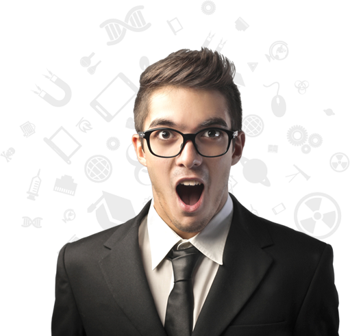 Thinking man PNG Image