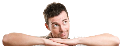 Thinking man PNG Image
