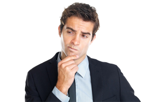 Thinking man PNG Image