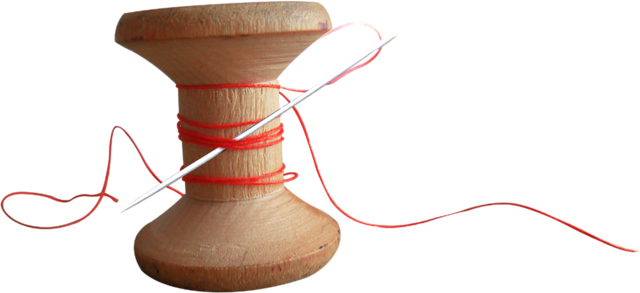 Thread and needle PNG Image