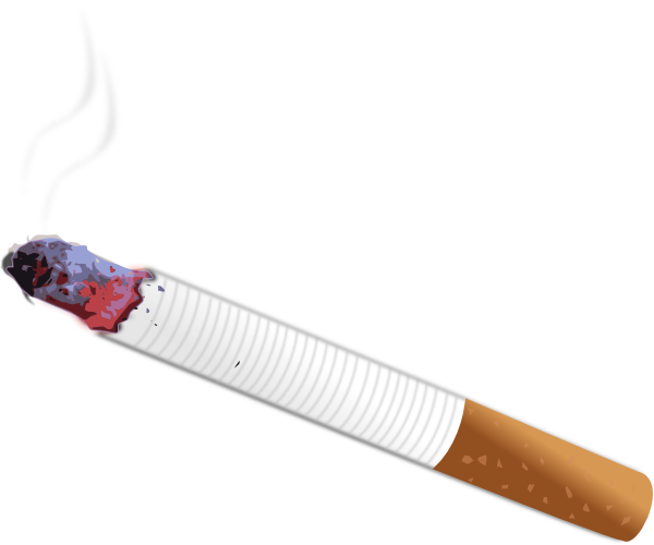 Thug Life Cigarette Burning Png PNG Image