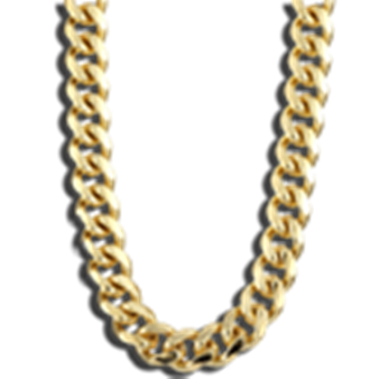 Thug Life Gold Chain PNG Image