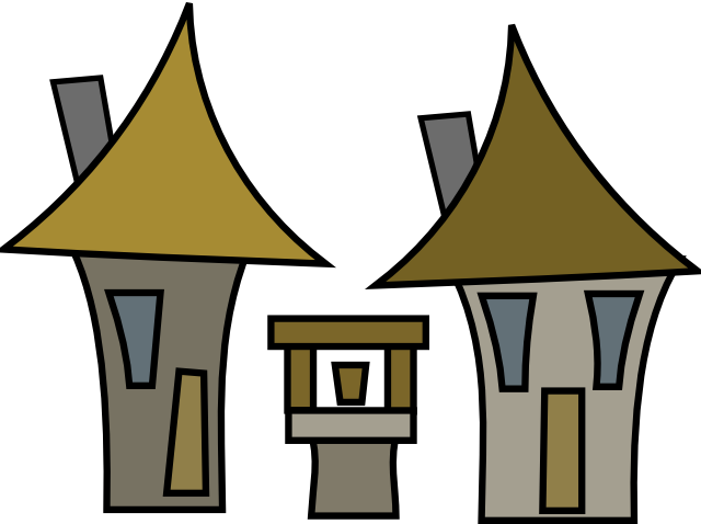 Town Clipart PNG Image