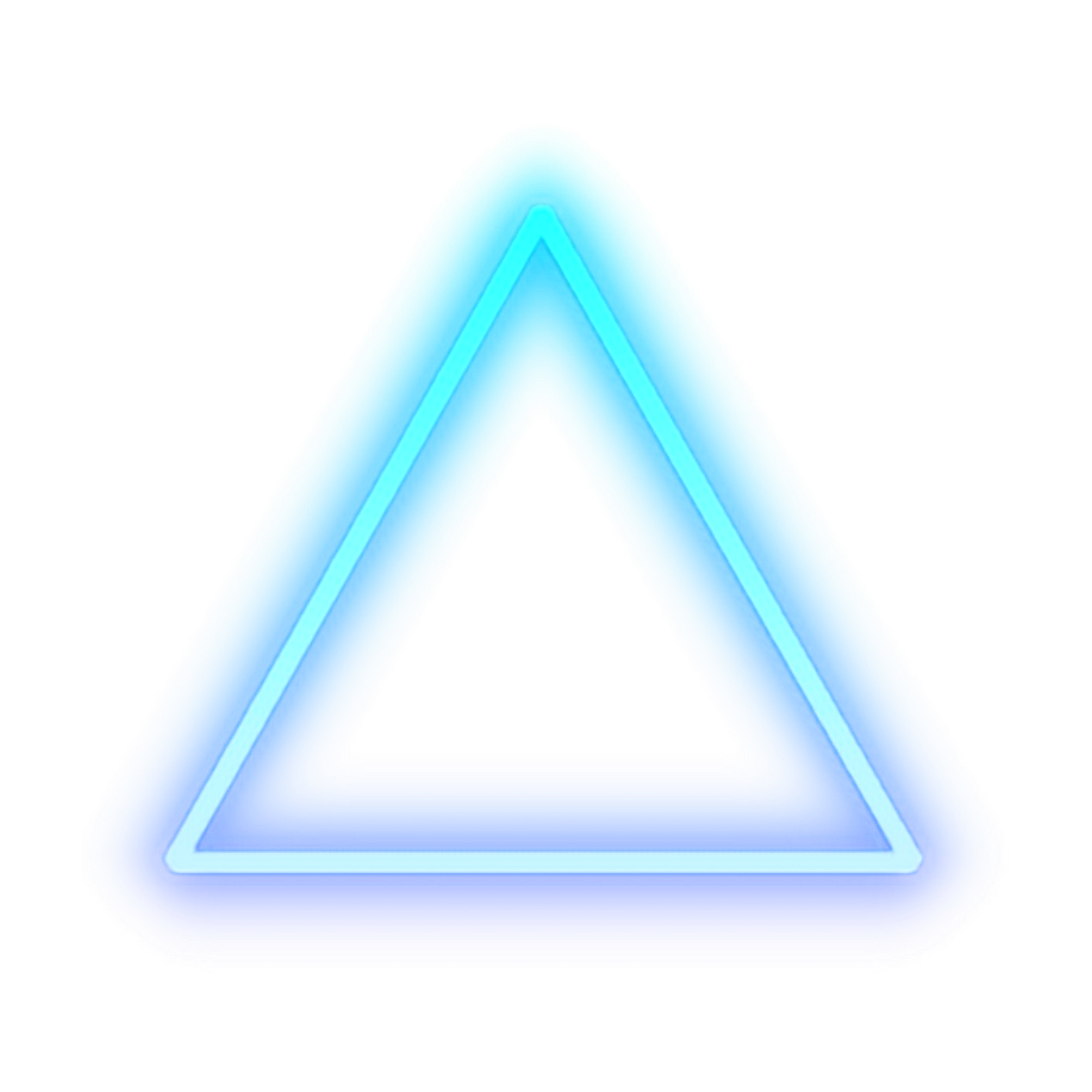 Triangle Light Sticker Neon Sign Human Detroit: PNG Image