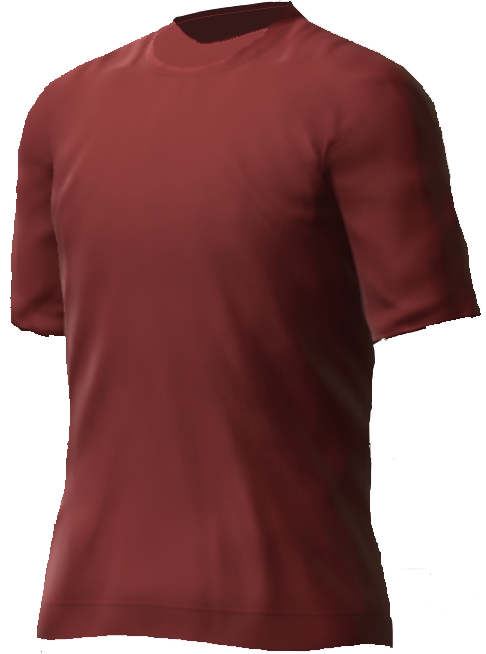 Maroon T-Shirt PNG Image