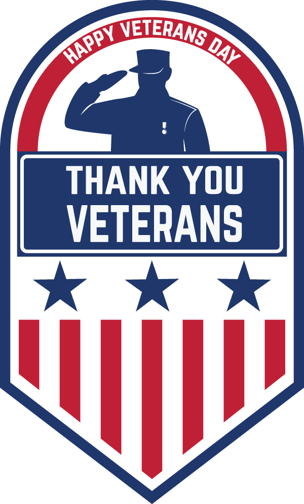Blue United Text Veteran States Veterans Day PNG Image