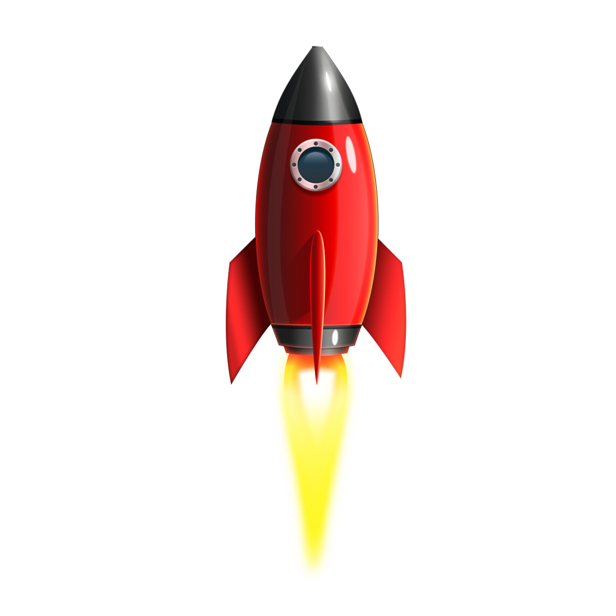 Realistic Vector Rocket Free HD Image PNG Image