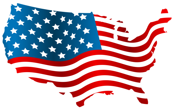 Usa map PNG Image