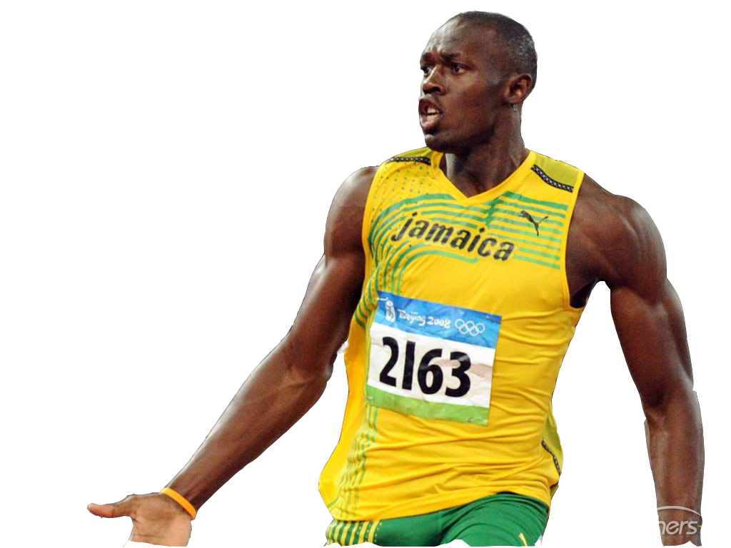 Usain Bolt Clipart PNG Image