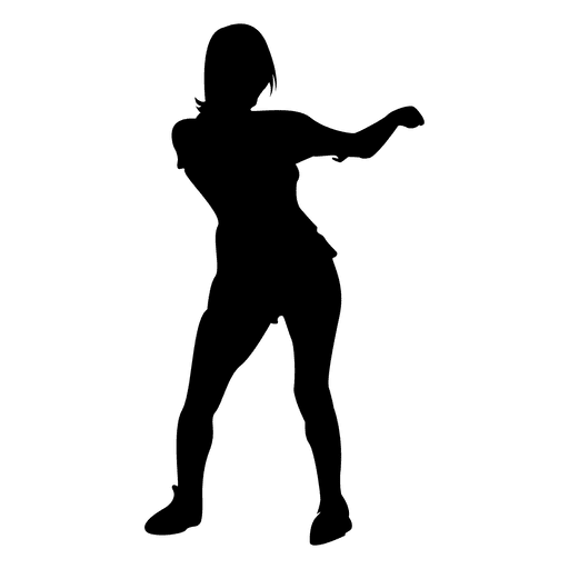 Girl Vector Silhouette Dancing Free Photo PNG Image