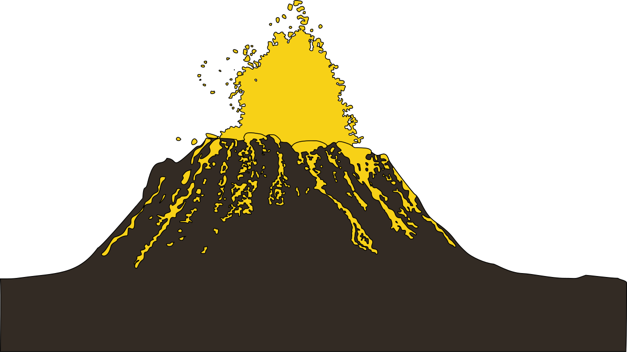 Volcano PNG Image