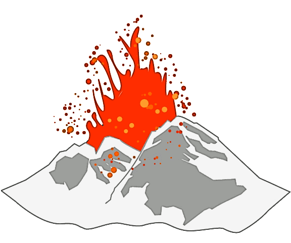 Volcano PNG Image