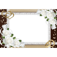 Fancy Wedding Border Png Clipart PNG Image
