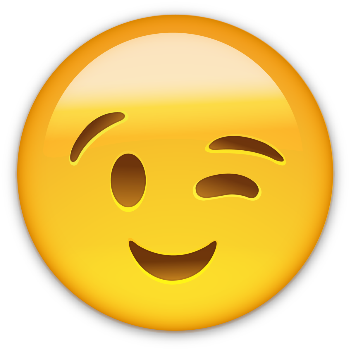 Download Emoticon Smiley Wink Smile Whatsapp Emoji ICON free | FreePNGImg
