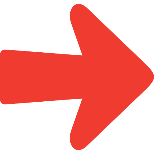 Arrow Right Direction Red PNG Image