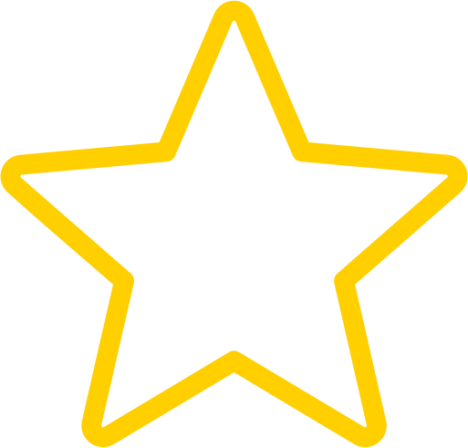 Star Line Yellow PNG Image