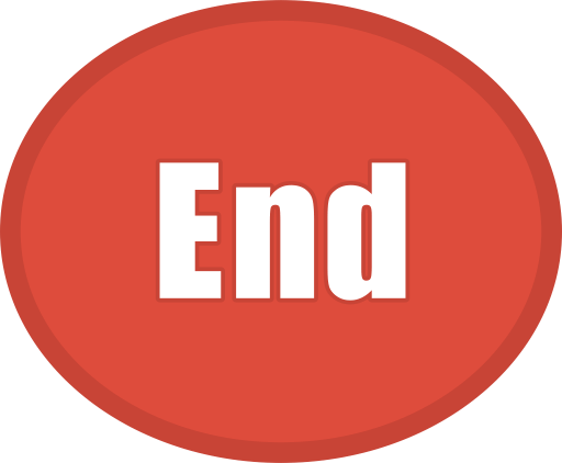 End Button PNG Image