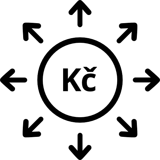 Czech Koruna Investment Diversification Icon