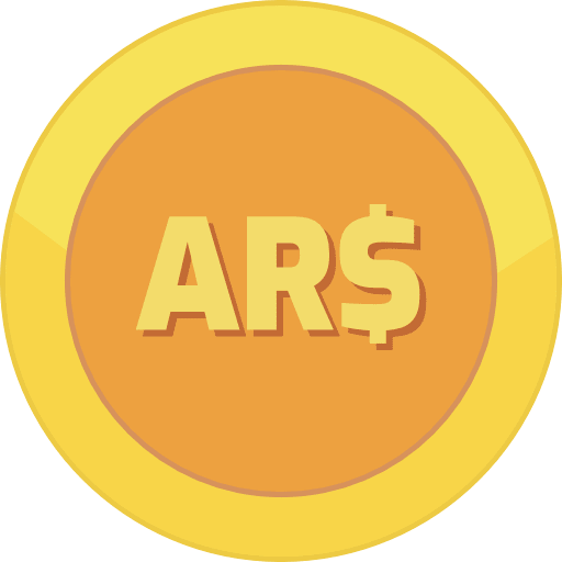 Gold Coin Argentine Peso PNG Image