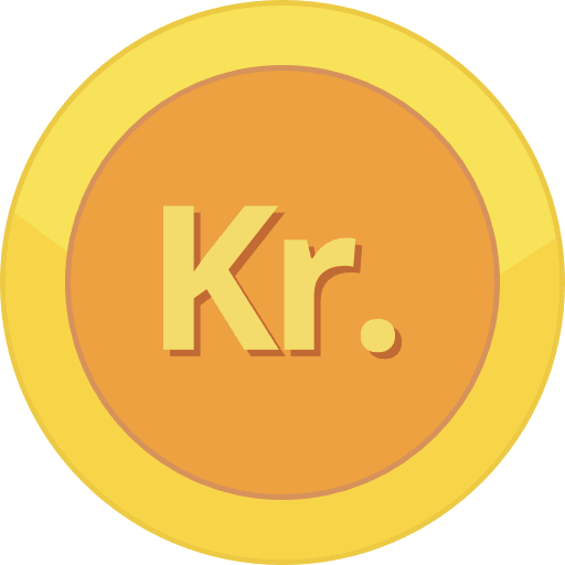 Gold Coin Danish Krone PNG Image