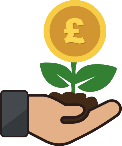 Investment Pound Color PNG Image