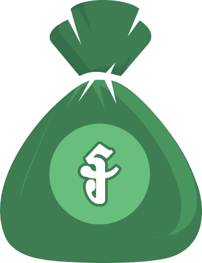 Money Bag Cambodian Riel Color PNG Image