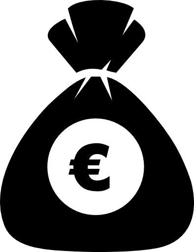 Money Bag Euro PNG Image