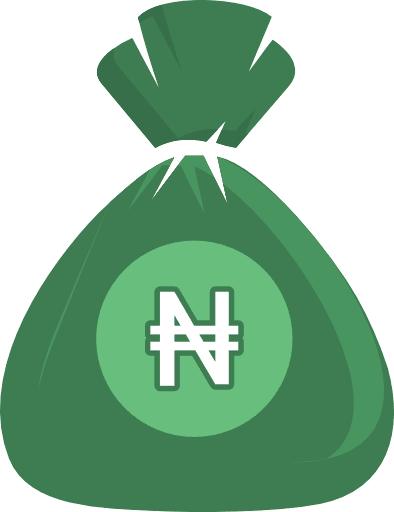 Money Bag Nigeria Naira Color PNG Image
