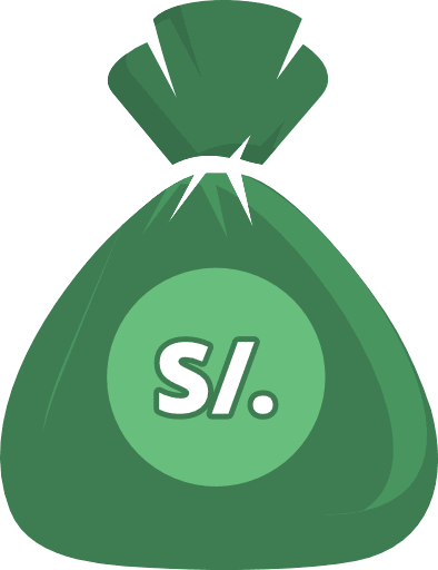 Money Bag Peruvian Sol Color Icon