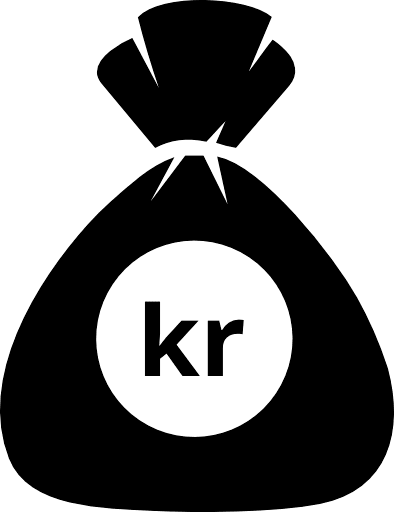 Money Bag Swedish Krona PNG Image